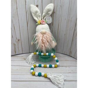 Bunny gnome bead garland cake stand lot decor bundle tiered tray set
